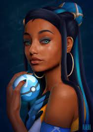 Pin By Roberto Angel On Blue Pokemon Characters Black Anime Characters Pokemon Waifu