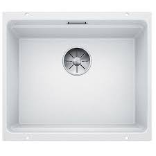 Timelessly elegant, contoured bowl design. Blanco Etagon 500 U Silgranit Sink