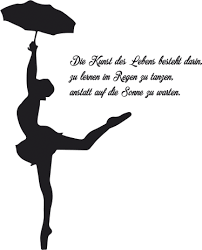 Wandtattoo Tanz Im Regen Tenstickers