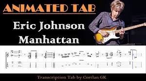 Eric Johnson Manhattan Animated Tab By Cortlan Gk Youtube