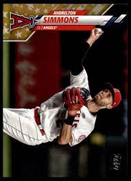 Amazon.com: Baseball MLB 2020 Topps Gold Stars #423 Andrelton Simmons  Angels : Collectibles & Fine Art