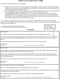 Lifeguard cover letter sample 2. Email Cover Letter Examples Template Free Download Speedy Template