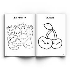 Frutta da disegnare fh16 pineglen. Colora Kawaii Colorkid Disegni In Stile Kawaii Da Colorare
