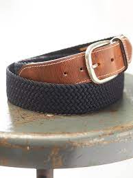 Vous aimerez la fabrication d'une ceinture en cuir naturel tressée main. Ceinture Homme Sangle Tressee Marine Homme