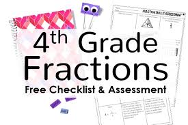 You can do the exercises online or download the worksheet as pdf. Free 4th Grade Fractions Pre Assessment And Checklist