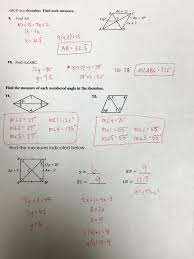 The worksheet is an assortment of 4 intriguing pursuits that will enhance your kid's knowledge and abilities. Janna Tinker On Twitter Geo Here S Homework Answers For You On Parallelograms Rectangles Rhombuses And Squares Oh My