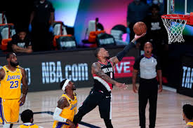 Lebron recounts moment he saved melo's life in bahamas. Nba Playoffs Portland Trail Blazers Win Opener Against L A Lakers