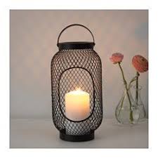 Toppig Lantern For Block Candle Black Height 14 Ikea Block Candles Black Candles Lantern Candle Decor