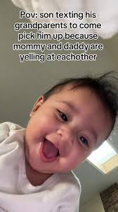 Texting Grandparents to Watch Kids