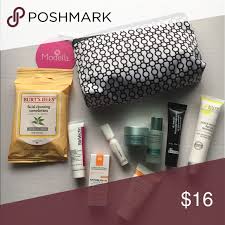Weekend Sale Mixed Deluxe Samples And Makeup Bag Makeup Bag Black And White Bags Juice Beauty