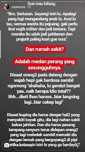 Maybe you would like to learn more about one of these? Perjuangan Istri Sangat Berat Curhatan Ayah Ini Viral Di Media Sosial