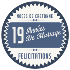 Elle montrera qu'elle en est satisfaite, en le portant s'il s'agit de quelque chose à endosser, ou en l'utilisant si c'est une chose qui. 19 Ans De Mariage Noces De Cretonne Symbole Idees Cadeaux Nosanneesdemariage Fr