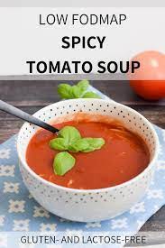 Low Fodmap Spicy Tomato Soup Karlijn S Kitchen Recipe Healthy Fodmap Recipes Fodmap Friendly Recipes Fodmap