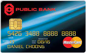 Past foiz stavkali kredit izlayapsizmi? Mohon Untuk Public Bank Mastercard Standard Credit Card Oleh Public Bank