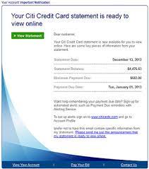 Someone made a fake copy of my credit card…. Fake Citibank Credit Card Statement Leads To Malware Help Net Security