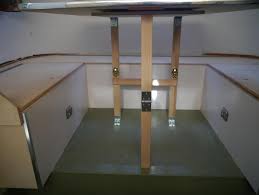 Camper Table Leg Idea Google Search Camper Table Camper Beds Travel Trailer Interior