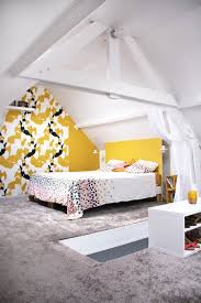 La Chambre Avant Apres Tete D Ange Idee Tete De Lit Decoration Combles Tete De Lit Papier Peint