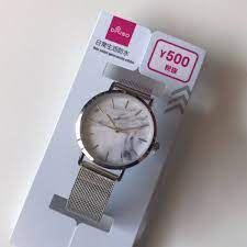 これが500円 ダイソー メッシュメタルバンドの大理石風腕時計が超高見え 腕時計 ダイソー 腕時計 ダイソー