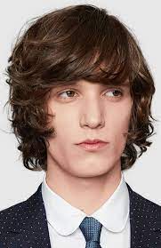 The bangs can easily be styled using a flat iron, so hair styling will not take too much of your time. Men S Longer Length With Full Fringe Hairstyle Fringe Haircut Long Hair Styles Men Long Hair Styles