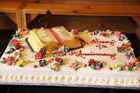 Church anniversary cakes ideas 57225 church anniversary ca. Bible Cake Design For Church Anniversary Bible Cake Tutorial 3d Book Cake Youtube Book Your Anniversary Cake From The Comfort Of Your Home Or Book Whenever You Will Get Time