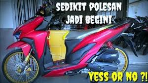 Demikianlah beberapa contoh gambar motor vario yang dimodifikasi dengan gaya babylook. Modifikasi Vario 150 Terbaru Babylook Babymothai 2019 Youtube