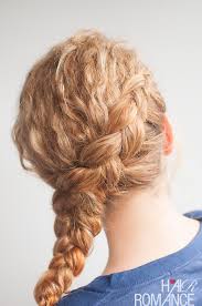 Try weaving a silk scarf through one side of the braid, twisting it around your bun and tying it in place with a subtle bow at the nape of your neck. Curly Side Braid Hairstyle Tutorial Hair Romance