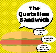 Discover famous quotes and sayings. Pack Snacks Use The Quotation Sandwich Write What Matters