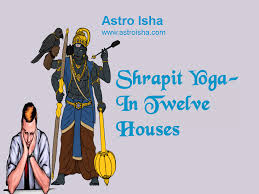 Shrapit Yoga In Twelve Houses