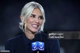 Thursday Night Football host Charissa Thompson talks prior to the... News  Photo