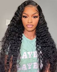 Amazon.com : Simeider 24 Inch Water Wave Lace Front Wigs Human Hair Wigs  for Black Women 180% Density 5x5 HD Lace Front Glueless Wigs Human Hair Pre  Plucked with Baby Hair Deep