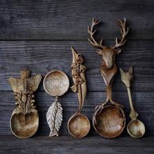 30 Creative Wood Whittling Projects And Ideas Wood Spoon Carving Carved Spoons Witch Decor