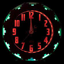 Some repairs need to the electric cord. Lot Detail Cleveland Electric Aztec Neon Clock
