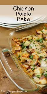Chicken Potato Bake Dizzy Busy And Hungry Recipes Recipe Hearty Family Meal Chicken Potato Bake Quick Chicken