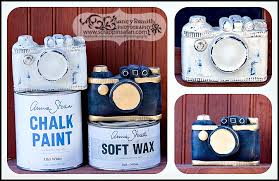 A ceramic camera I picked up from the dollar store....upcycled using ASCP.