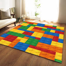 Softtiles play mats provide a soft and safe floor for your kids to play on. Colorful Kids Lego Print Area Rug Floor Mat Decorzee