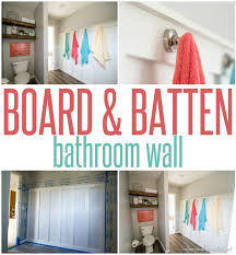 Choosing the correct diy bathroom towel hooks is not usually an easy process. Board Batten Bathroom Towel Wall Infarrantly Creative