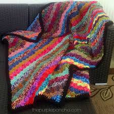 Knitted afghans and blankets, 4 free knitting patterns from knitting daily a knitting daily ebook edited by kathleen cubley e d i to r i a l s ta f f cozy knitted blanket patterns: Crochet Corner To Corner Scrap Yarn Blanket Free Pattern The Purple Poncho