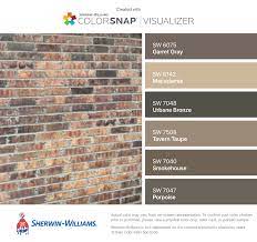 In our lab tests, exterior paints models like the duration exterior are rated on multiple criteria, such as those listed below. I Found These Colors With Colorsnap Visualizer For Iphone By Sherwin Williams Brick House Exterior Colors Exterior Paint Colors For House House Paint Exterior