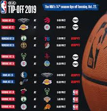 Mumbai News Network Latest News Nba Unveils 2019 20 Game And National Television Schedules