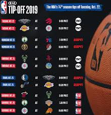 See the current games of the 2020 nba season as a weekly grid. Nba Unveils 2019 20 Game And National Television Schedules