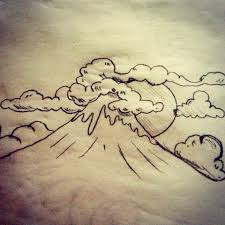 Mt Fuji Tattoo Sketch By Anjaabsinthe On Deviantart