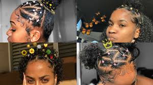 In this post i present you 15 simple step by step hairstyles. Rubber Band Hairstyles On Natural Hair Youtube