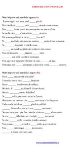 Ma attento al loro uso! Esercizi Italiano Con O Senza H Mamma E Bambini