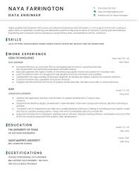 One of those is the education section. Data Engineer Resume Sample And Template 365 Data Science