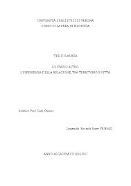 Pdf Lo Spazio Altro L Esperienza Della Relazione Tra Territorio E Citta Riccardo Soave Academia Edu