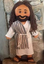 Handmade Jesus Rag Doll 18" Plush Christian Gift by Halo Toys