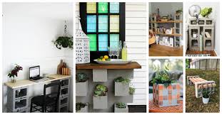 Keep the cinder block plain or decorate the outside to. Fantastic Ways To Use Concrete Blocks In Your Home