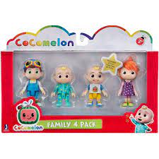 Birthday cakes, decorations, even small glasses should include cocomelon characters. Cocomelon Friends Family 4 Figure Pack 3 Inch Character Toys Features Two Baby Jj Figures Tee And Onesie Tomtom And Yoyo Walmart Com Walmart Com