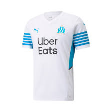 Om | olympique de marseille. Jersey Puma Olympique Marsella Home Jersey 2021 2022 Puma White Bleu Azur Futbol Emotion