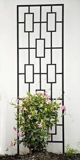 Panacea Contemporary Trellis Black 78 H At Bestnest Com Wall Trellis Contemporary Trellis Diy Garden Trellis